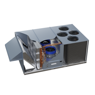 Preferred Series™ Puron Advance™ Single-Packaged Hybrid Heat Rooftop Unit