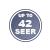 UP TO 42.0 SEER
